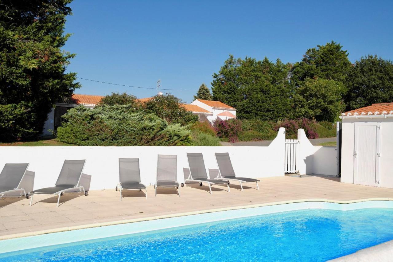 Maison Pour 4 A La Campagne Avec Piscine Commequiers Exteriér fotografie